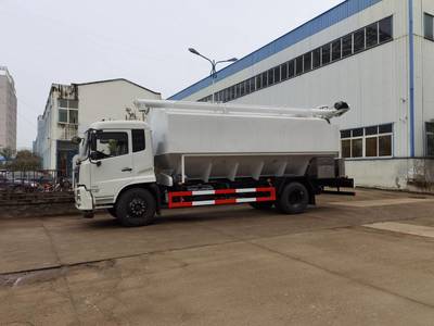 東風(fēng)天錦20方26方散裝飼料車 單橋22方25方散裝飼料車